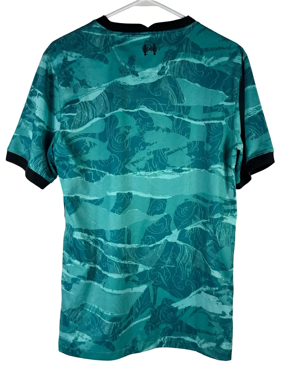 Liverpool FC Jersey Mens M Teal Premier League Soccer Nike Dri-FIT Away 2020/21